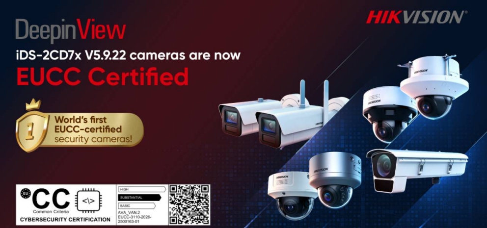 Hikvision marca un hito en ciberseguridad al obtener la primera certificación EUCC del mercado para cámaras IP Hikvision marca un hito en ciberseguridad al obtener la primera certificación EUCC del mercado para cámaras IP