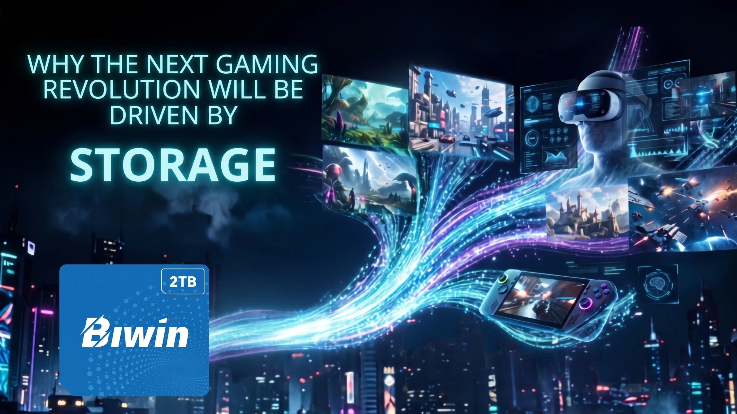 Por qué el almacenamiento liderará la próxima revolución del gaming: un análisis del mercado tecnológico Por qué el almacenamiento liderará la próxima revolución del gaming: un análisis del mercado tecnológico