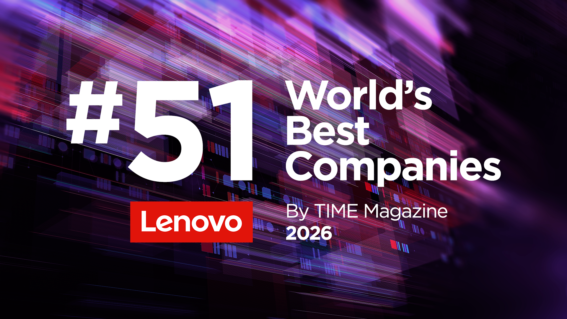 Lenovo, reconocida entre las Mejores Empresas del Mundo 2026 por la revista TIME Lenovo, reconocida entre las Mejores Empresas del Mundo 2026 por la revista TIME