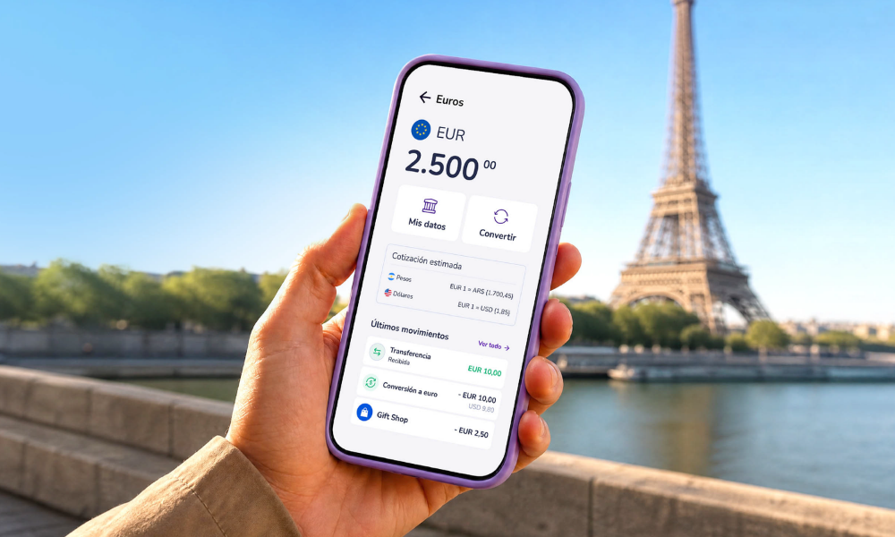 Prex lanza cuenta virtual gratuita en euros para que freelancers argentinos cobren directo desde Europa Prex lanza cuenta virtual gratuita en euros para que freelancers argentinos cobren directo desde Europa